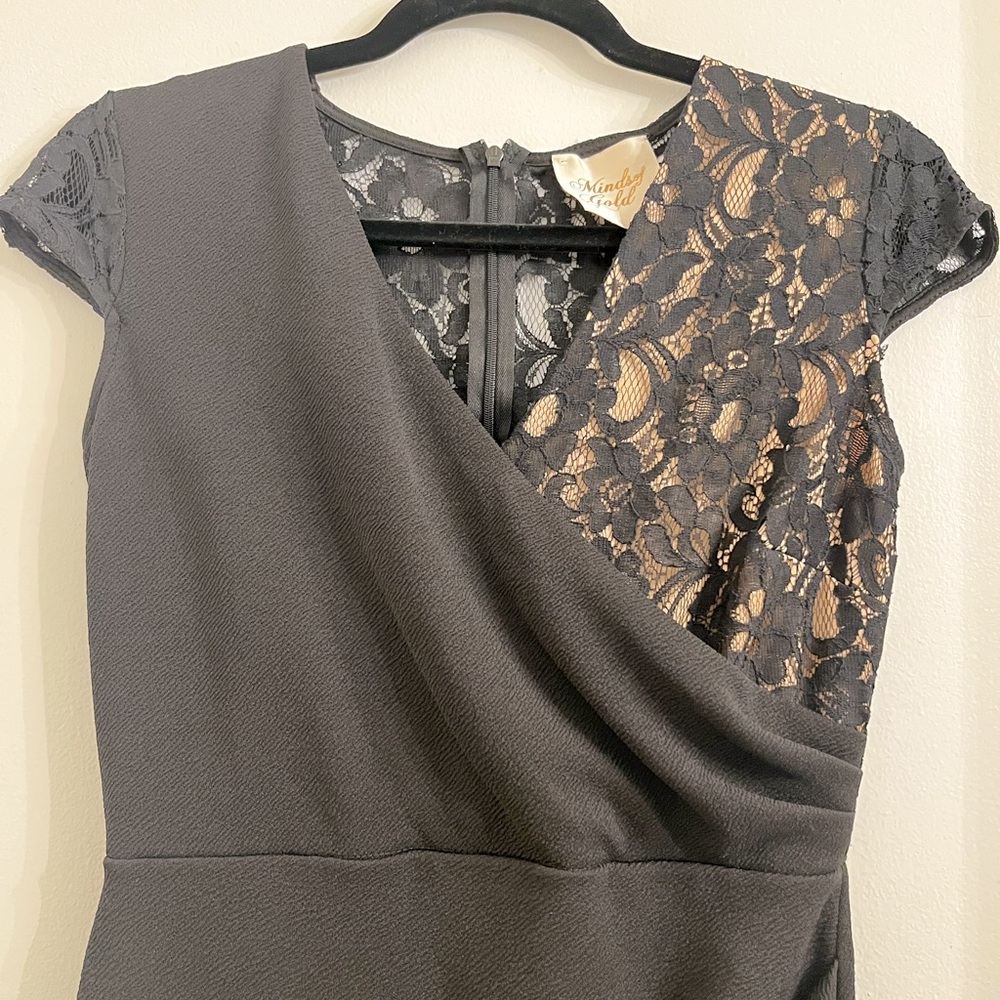 NWT Mendocino Black Lace Dress